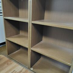 カラーボックス2個　収納ケース付きの画像