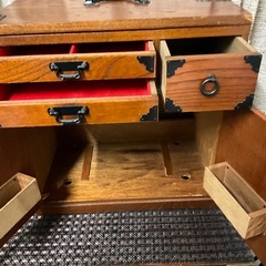 時代物裁縫道具小物入れの画像