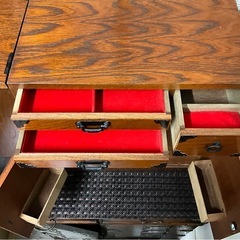 時代物裁縫道具小物入れの画像