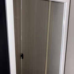 美品 ニトリ クローゼット吊り下げミラー(幅28×高さ120cm 006IT)の画像