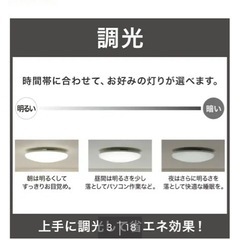 ニトリ 美品8畳用LEDシーリングライト(フィフス2)の画像