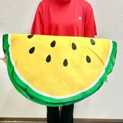 カットすいかウルトラBIG クッションの画像