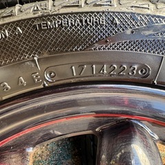165/55R14  アルミホイール4.5Jの画像