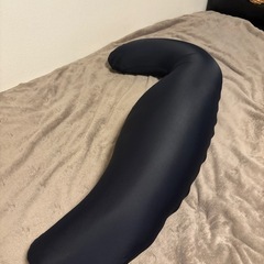 【美品】MOGU 気持ちいい抱きまくら 日本製 ブラック Mサイズの画像