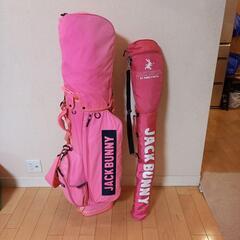 レディースゴルフクラブセット（ＪＡＣＫＢＵＮＮＹキャディバッグ、クラブケース付　）の画像