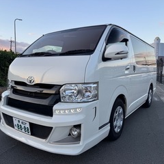 ⭐️ハイエース4型⭐️ディーゼル⭐️両側パワースライドドア⭐️車検あり！すぐ乗れます！の画像