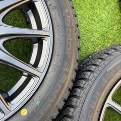 新品オールシーズンタイヤアルミセット　155/65R14の画像