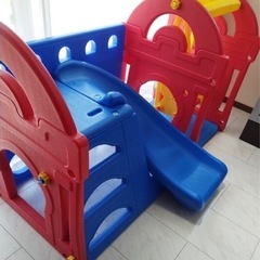 ブランコ&滑り台の画像