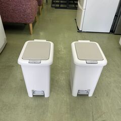 【リサイクルショップ ピカソ 小松原】🗑️✨幅35cmスリムペダルダストボックスホワイト✨🗑️★2355★の画像