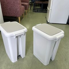 【リサイクルショップ ピカソ 小松原】🗑️✨幅35cmスリムペダルダストボックスホワイト✨🗑️★2355★の画像