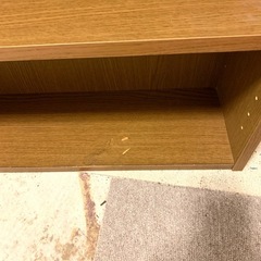 4段ウッド調本棚x2 約88.5x59x16.5cmの画像