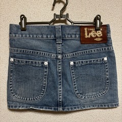 LEEデニムミニスカートの画像