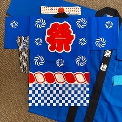 【中古】ハッピ　お祭り　親子セットの画像