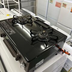 【リサイクルショップ ピカソ 小松原】🍳✨【LPガス用】パロマ ガスコンロ（左強火タイプ／2020年製） IC-S37BM-L✨★9656★の画像
