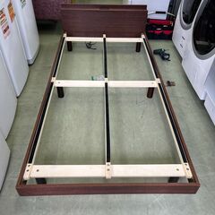 【リサイクルショップ ピカソ 小松原】🛏️✨美品‼️木製シングルベッド＋極厚OYTマットレス✨丸洗い洗浄済み🌈★9949★の画像