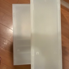 無印　収納ボックス　半透明の画像