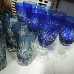 切り子のグラス　まとめての画像