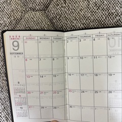2026年 スケジュール帳 黒の画像