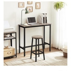 【新品未開封】カウンターテーブル　ハイテーブルの画像