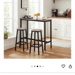 【新品未開封】カウンターテーブル　ハイテーブルの画像