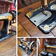 K15　アンティーク　シンガー SINGER　足踏みミシンの画像