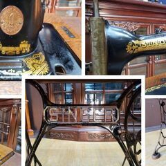 K15　アンティーク　シンガー SINGER　足踏みミシンの画像