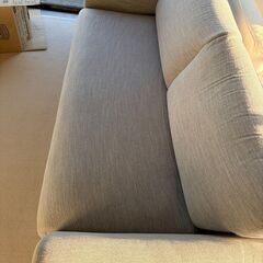 ニトリ 3人掛け布張りソファ(NポケットA3 DR-MGY)の画像