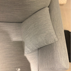 ニトリ 3人掛け布張りソファ(NポケットA3 DR-MGY)の画像