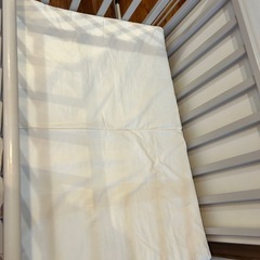 ヤトミ　ベビーベッド　ハイタイプ　ホワイトの画像