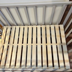 ヤトミ　ベビーベッド　ハイタイプ　ホワイトの画像