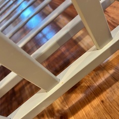 ヤトミ　ベビーベッド　ハイタイプ　ホワイトの画像