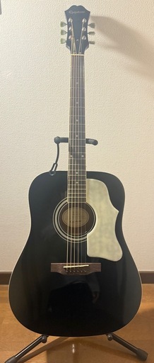 決まりましたEpiphone DR-100 EB エボニー 純正ケース付