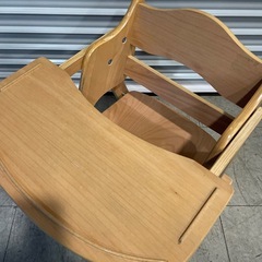 テーブル付きローチェア ベビーイス 木製の画像