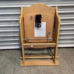 テーブル付きローチェア ベビーイス 木製の画像