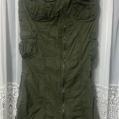 貴重！goa タイトスカート　オリーブグリーンの画像