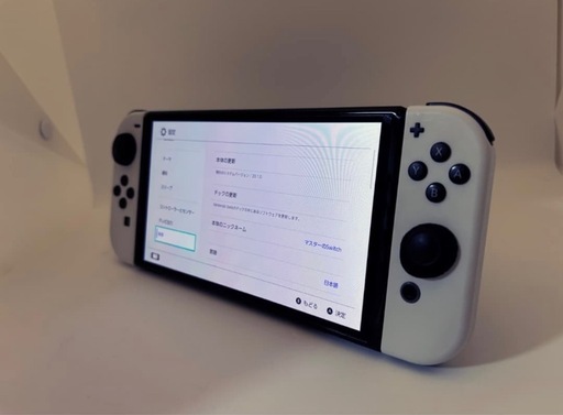 美品　Nintendo Switch有機EL白本体 +256GBSDXCカード 付