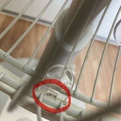 ☆爪の割れあり　扇風機　KYA-R3012GY ★の画像