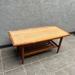 木製vintageコーヒーテーブル⭐︎カリモクの画像