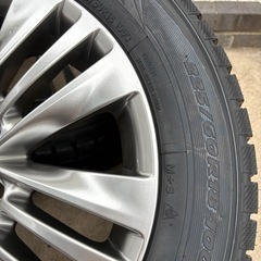 40系アルファード　ヴェルファイア 新車外し　純正ホイール　スタッドレスタイヤホイールセット　新品タイヤ　225/60r18の画像