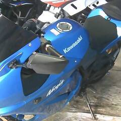 KAWASAKI ニンジャ250R 青 エンジン始動動画 自賠責保険で乗れます 半額配送キャンペーン 現状渡し諸経費￥0- 横浜 P-Yardの画像