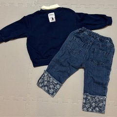 アプレレクール　ドラえもんコラボ　セットアップ　90サイズの画像