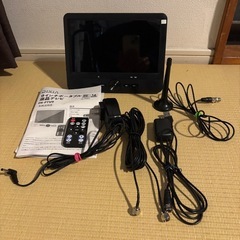 テレビ　9インチポータブル液晶TVの画像