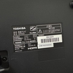 TOSHIBA REGZA 32型 の画像