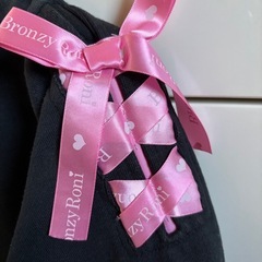 【130】RONI ロニぴょん　リボントレーナー　ポワン袖の画像