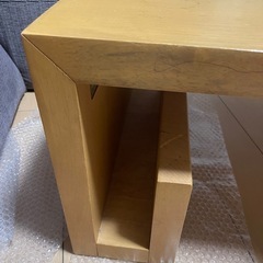 コーヒーテーブル／ローテーブル／リビングテーブル／ナチュラルの画像