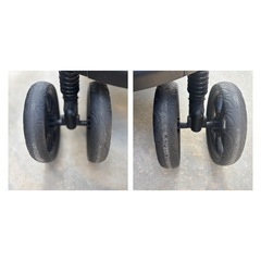 baby trend二人乗りベビーカーの画像