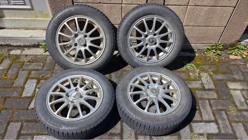 21日までの限定価格　ブリヂストン製　アルミホイール　スタッドレスVRX2セット