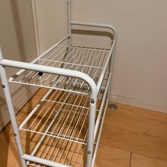 玄関収納　ハンガーラック　ハンガーポールの画像