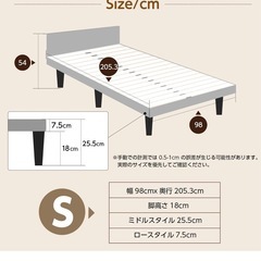 ベットフレーム あげますの画像