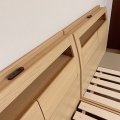 ニトリ シングルベッドフレーム・マットレスセット 2つの画像